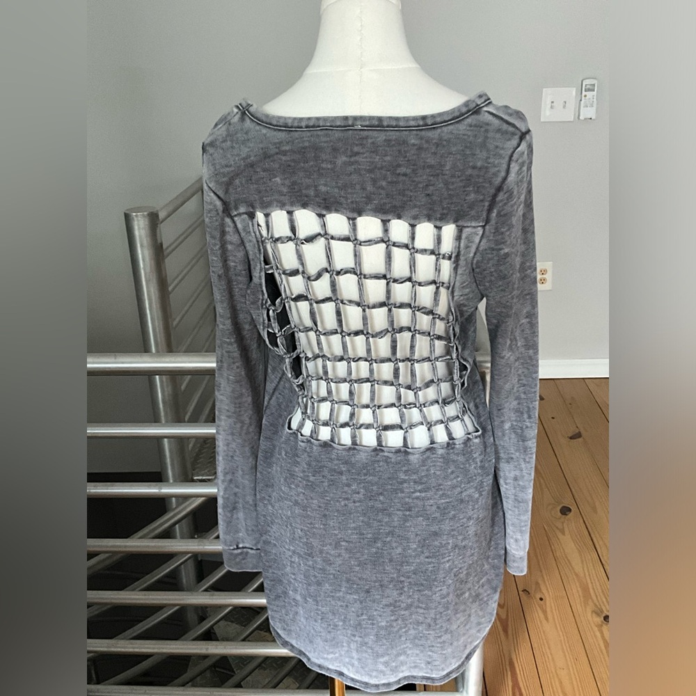Open Back Sweatshirt